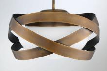  PF128-BRS - SATURN 1-Light Brass Pendant